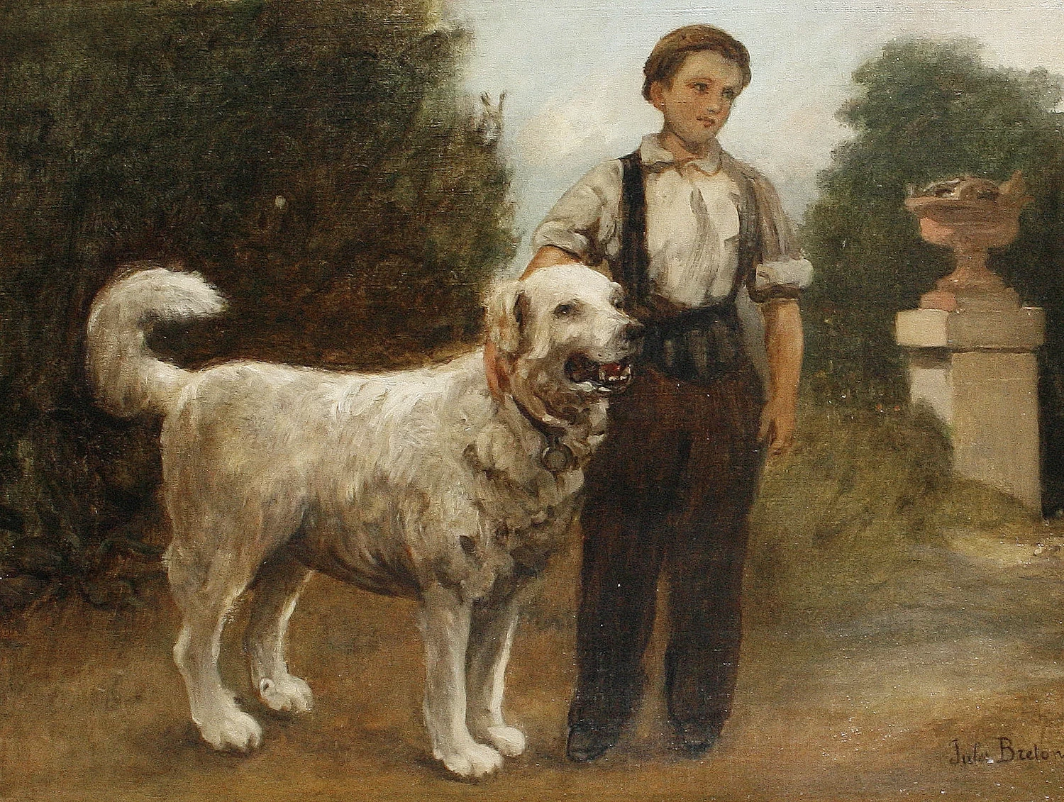 Un ragazzo e il suo cane, 1860